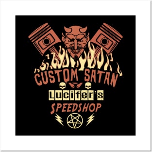 Custom Satan (Vintage) Posters and Art